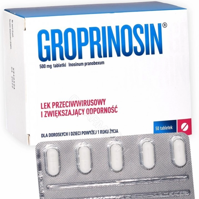 Groprinosin příbalový leták